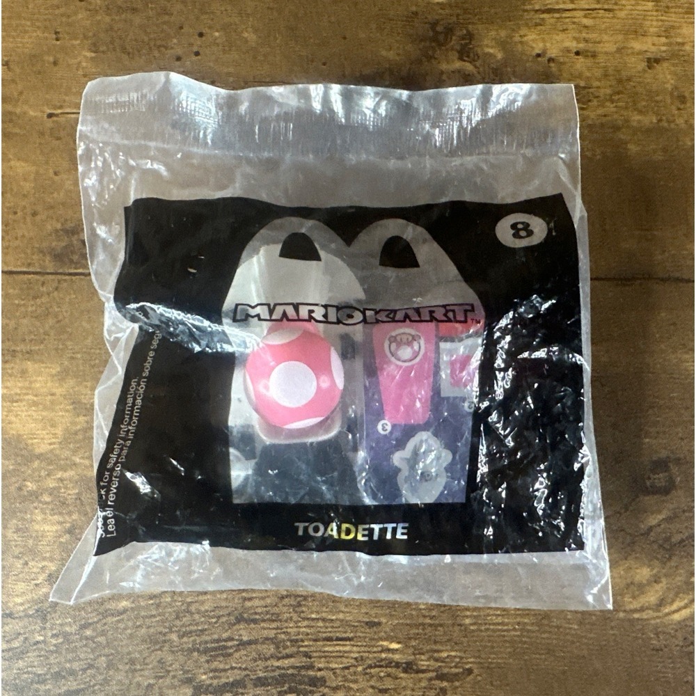 2022 McDonald's Happy Meal Toy, MARIO KART #8: Toadette NEW Fast Safe Shipping